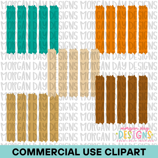 Fall Stripe Background Clipart