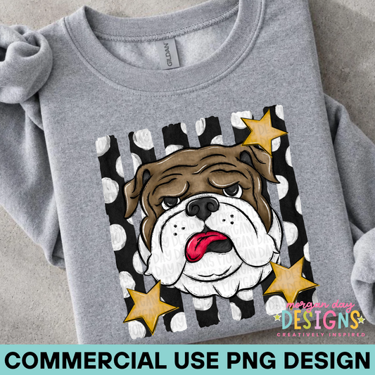 Bulldog Mascot PNG