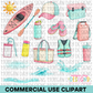 River Days Clipart Bundle