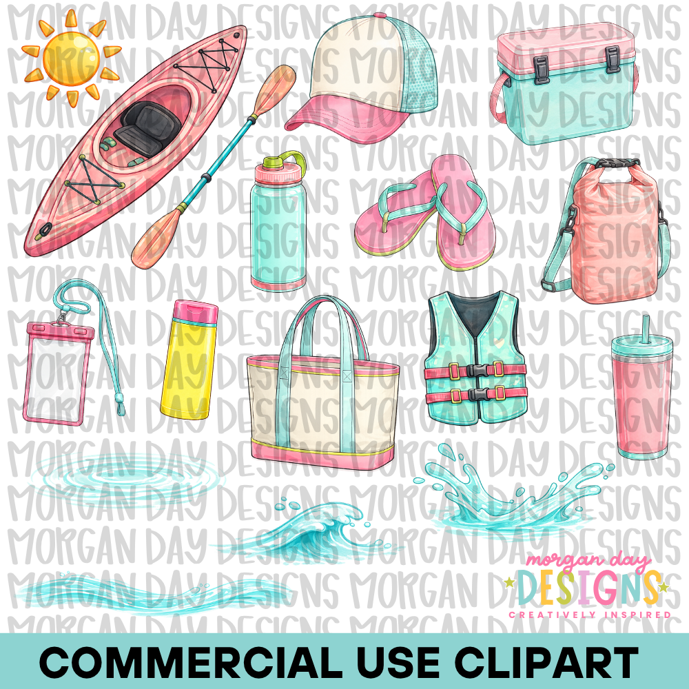 River Days Clipart Bundle