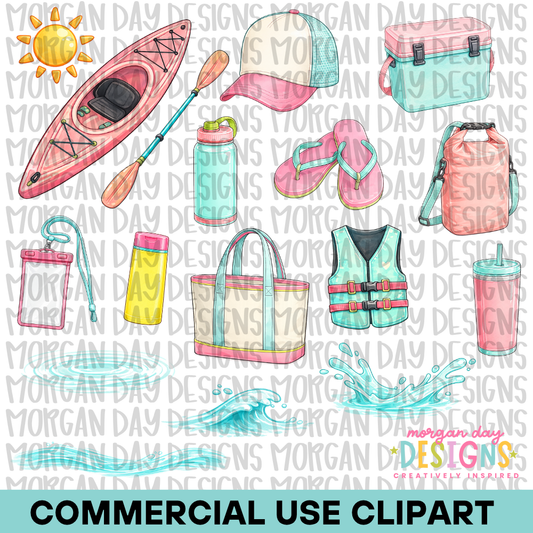 River Days Clipart Bundle