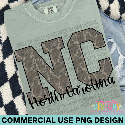 Camo North Carolina PNG