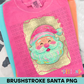 Brushstroke Santa PNG Design
