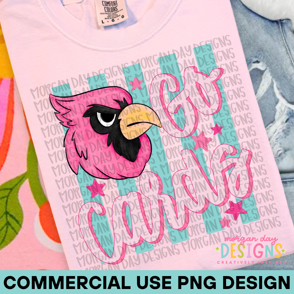 Go Cardinals PNG Design