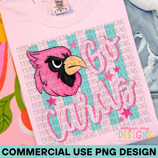 Go Cardinals PNG Design