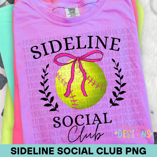 Softball Social Club PNG Design