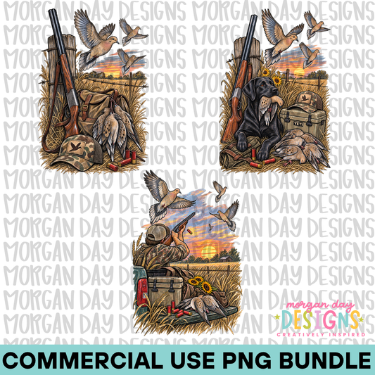 Dove Hunting PNG Bundle
