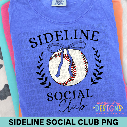 Baseball Social Club PNG Design