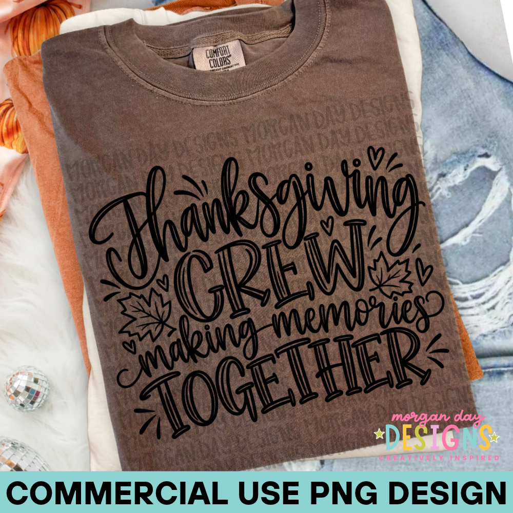 Thanksgiving Crew PNG