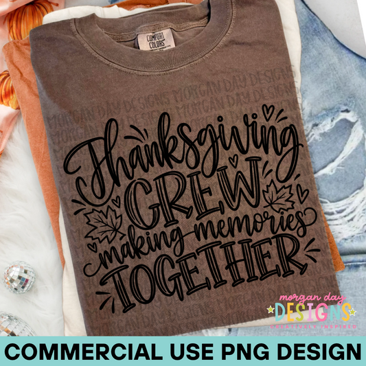 Thanksgiving Crew PNG