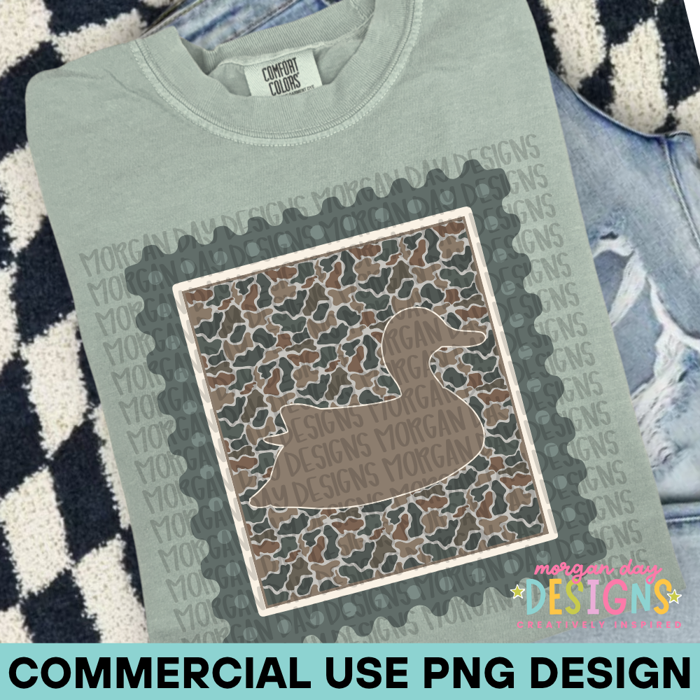 Camo Duck Stamp PNG