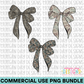 Camo Bow PNG Bundle