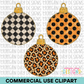 Christmas Round Ornament Clipart