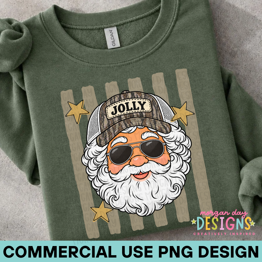 Santa Camo Trucker Hat PNG