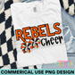 Rebels Cheer Orange PNG Design
