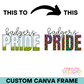 Custom Mascot Canva Frame