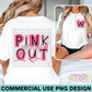 Pink Out Wolves PNG