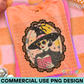 Halloween Portrait Frame PNG 5