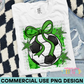 Preppy Soccer Green PNG Design