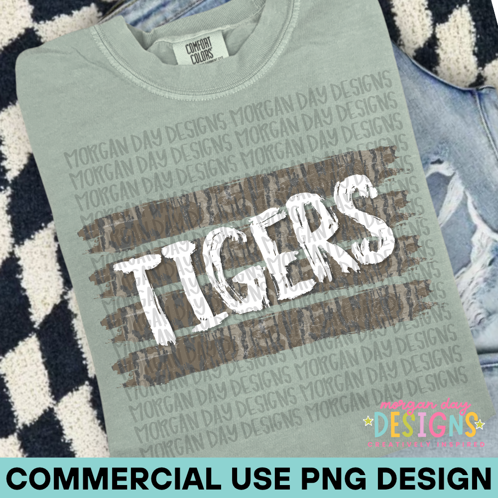 Camo Tigers PNG