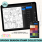 Spooky Season | Procreate Stamp Collection + Color Palette