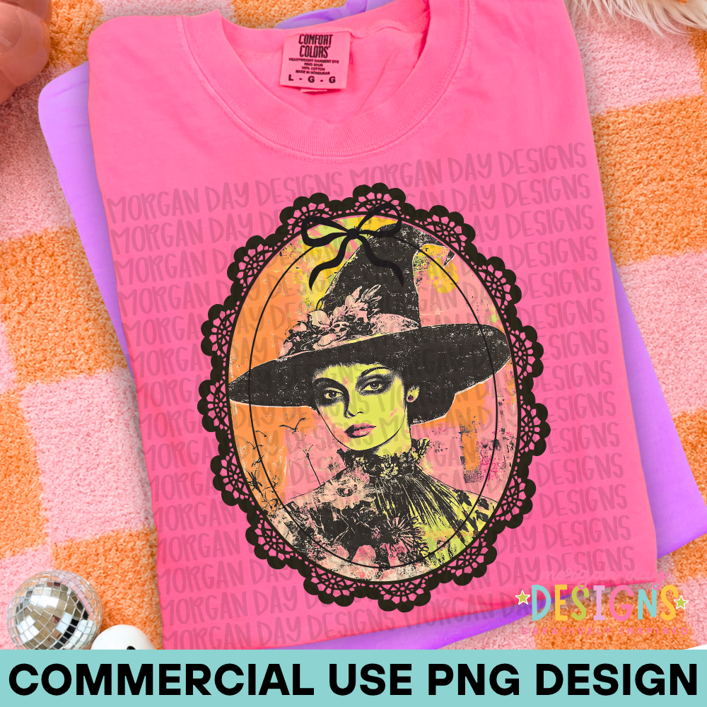 Halloween Portrait Frame PNG 2