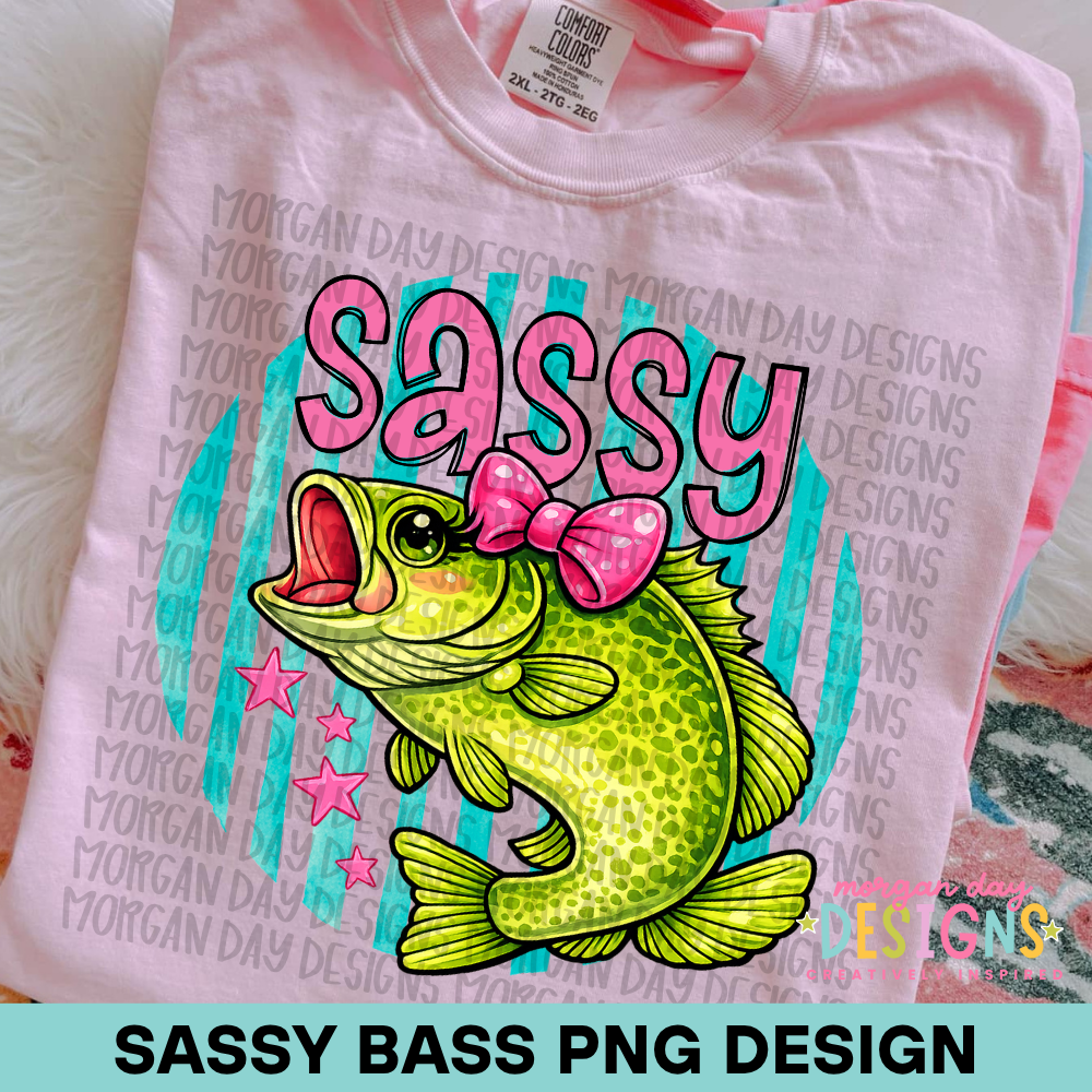 Sassy Bass PNG Design