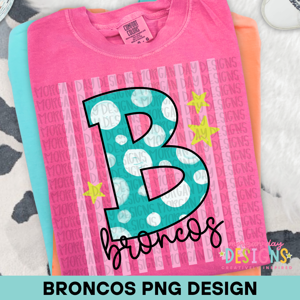 Broncos PNG Design