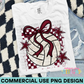 Preppy Volleyball Maroon PNG Design