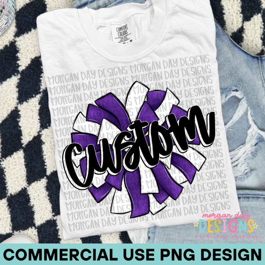 Custom Cheer Purple PNG