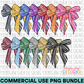 School Spirit Bow PNG Bundle