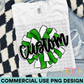 Custom Cheer Green PNG