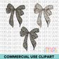 Camo Bow Clipart