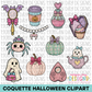 Coquette Halloween Clipart Bundle