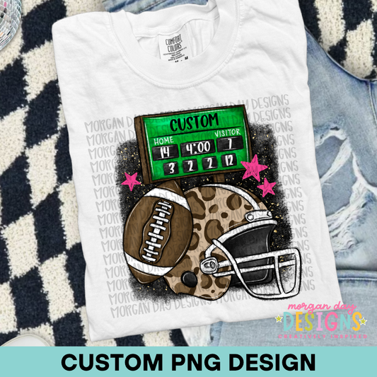 Custom Football Scoreboard PNG