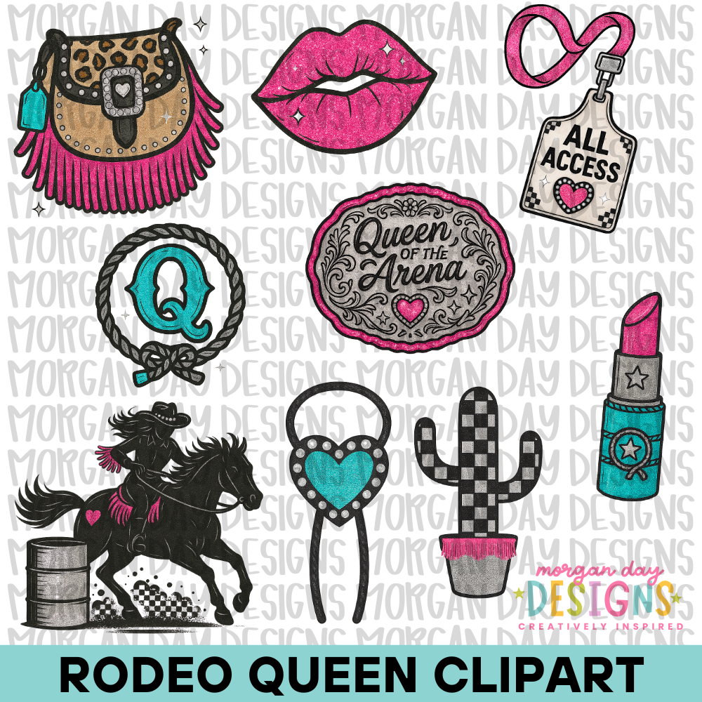 Rodeo Queen Clipart Bundle