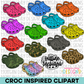 Croc Inspired Clipart Bundle