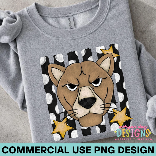 Cougar Mascot PNG