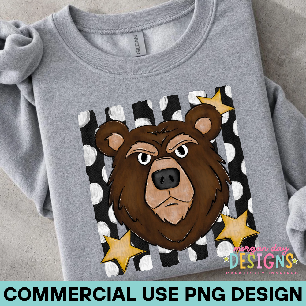 Bear Mascot PNG
