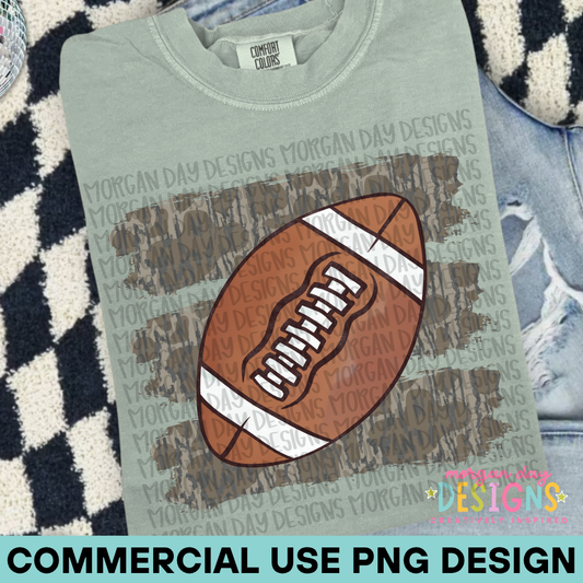 Camo Football PNG