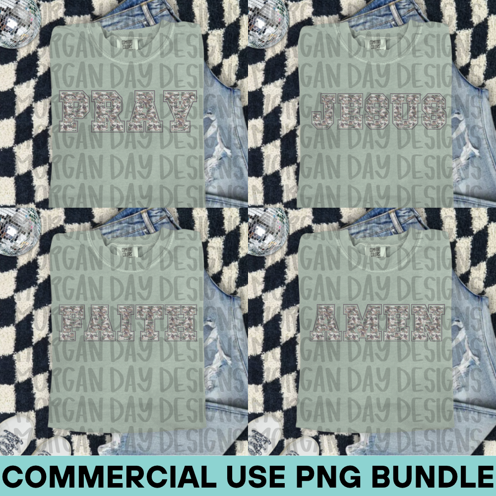 Camo Religious PNG Bundle