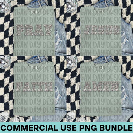 Camo Religious PNG Bundle