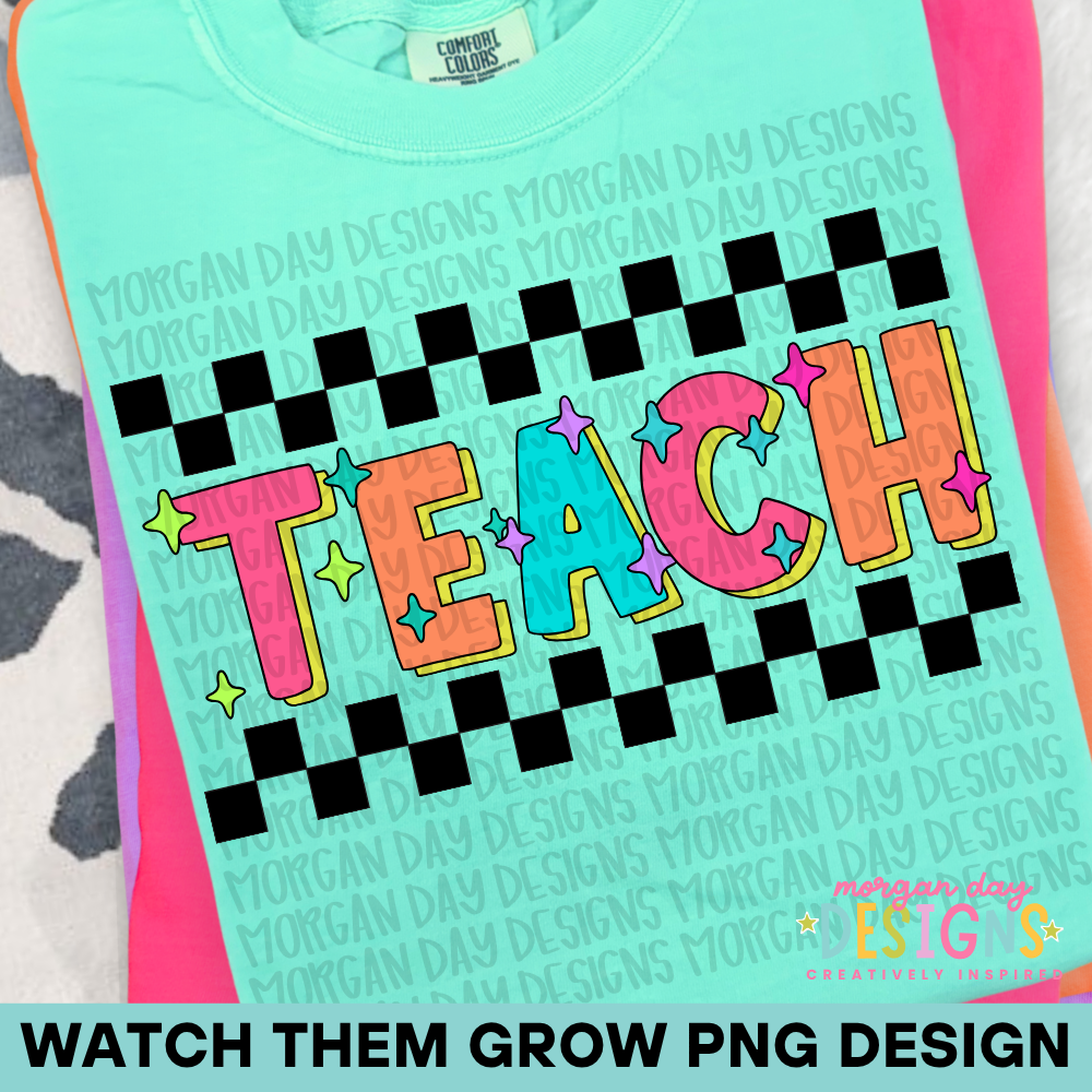 Retro Teach PNG Design
