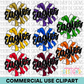 Eagles Cheer Clipart