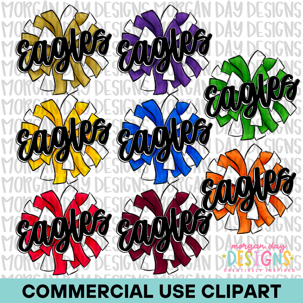 Eagles Cheer Clipart