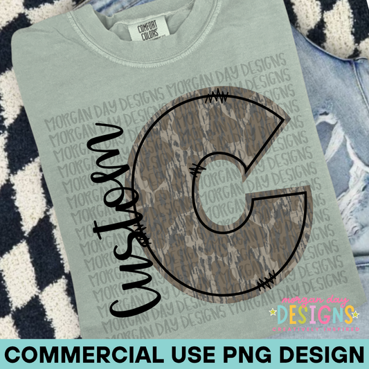 Custom Camo Mascot PNG