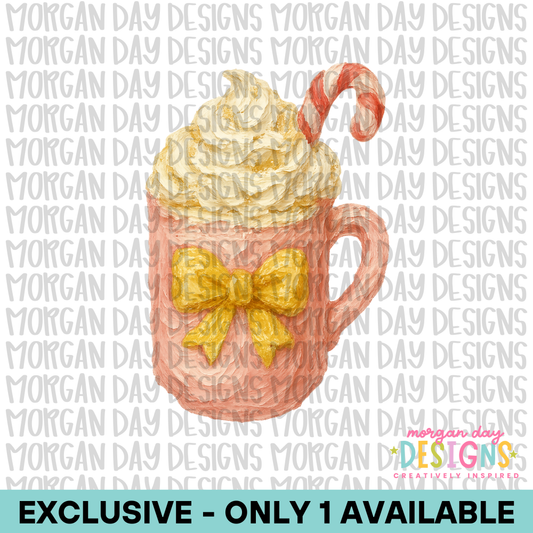 Exclusive Impasto-Style Hot Cocoa Mug – One Available
