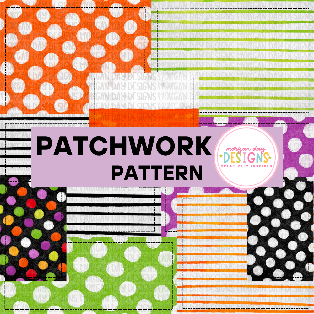 Halloween Patchwork Pattern