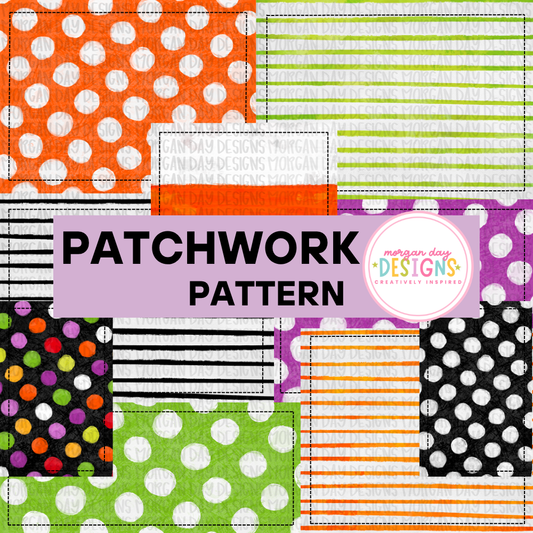 Halloween Patchwork Pattern