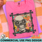 Skeleton Bone Portrait Frame PNG